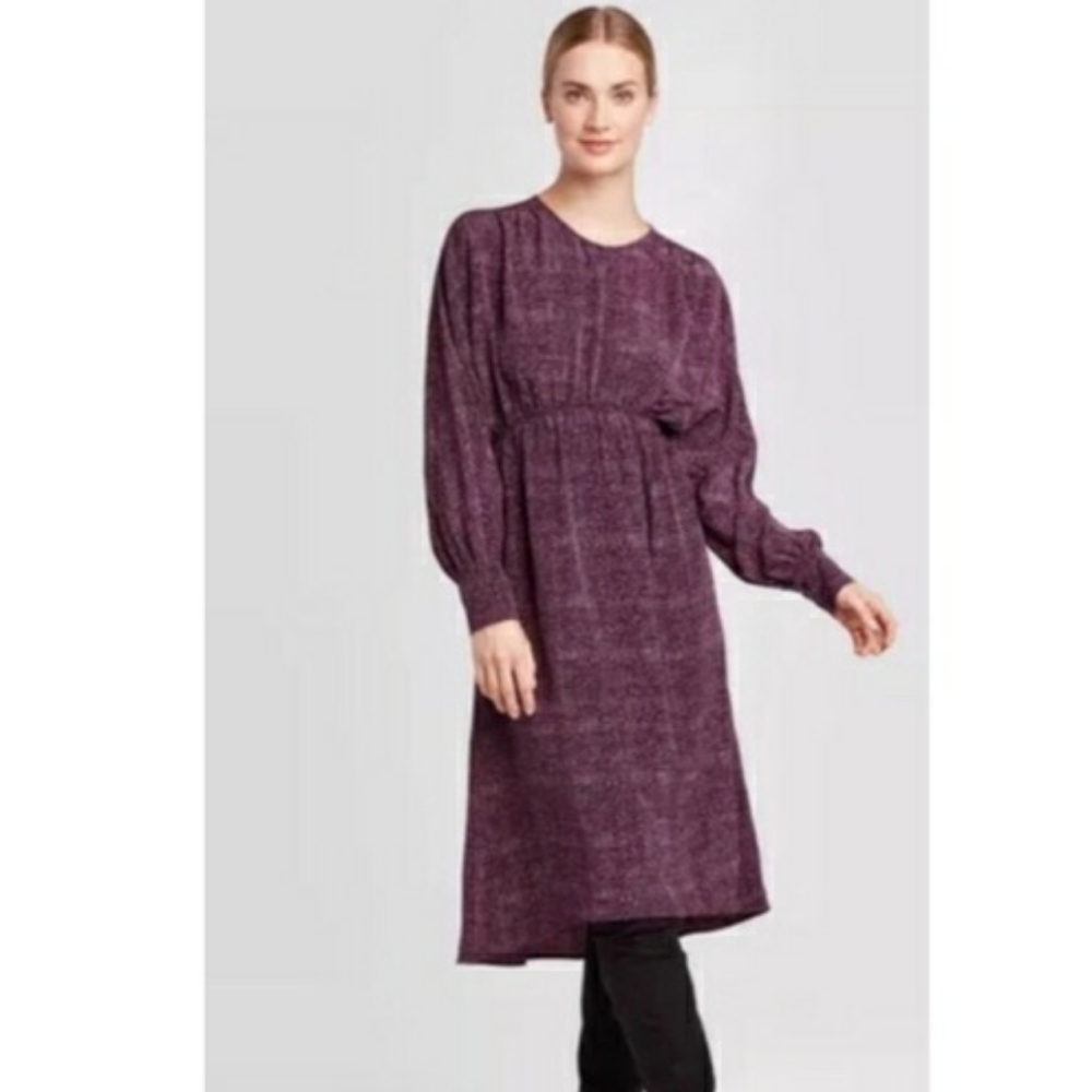 Prologue Printed Peasant Dress New W/O Tags Sz XS